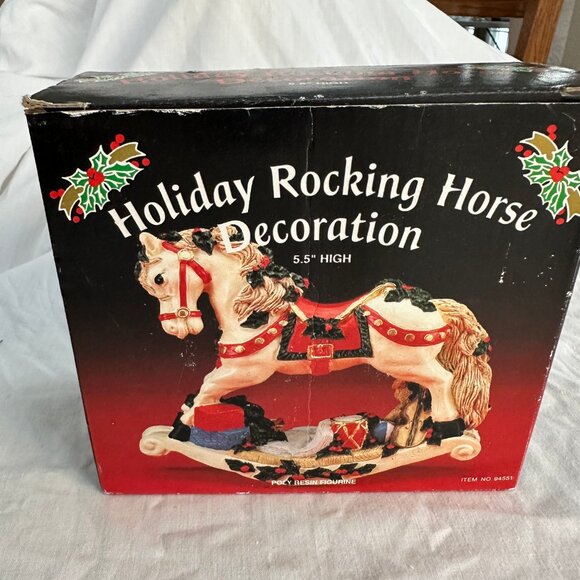 Holiday Rocking Horse Decoration - Picture 5 of 5